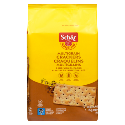 Schar Multigrain Crackers Gluten Free 210 g, $4.28/100g