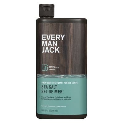 Every Man Jack Hydrating Body Wash Sea Salt 500 ml, $2.10/100ml