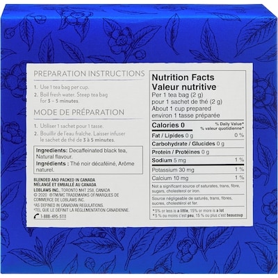 Decaffeinated Earl Grey Premium Flavoured Black Tea