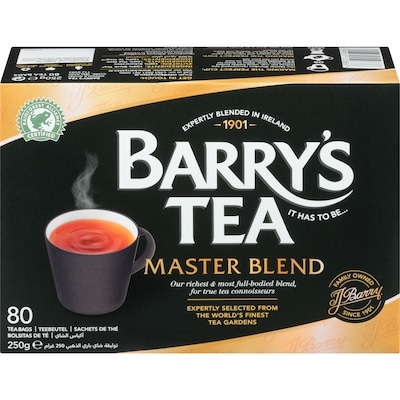 Barry's Tea Bags Master Blend 80 ea, $0.12/1ea
