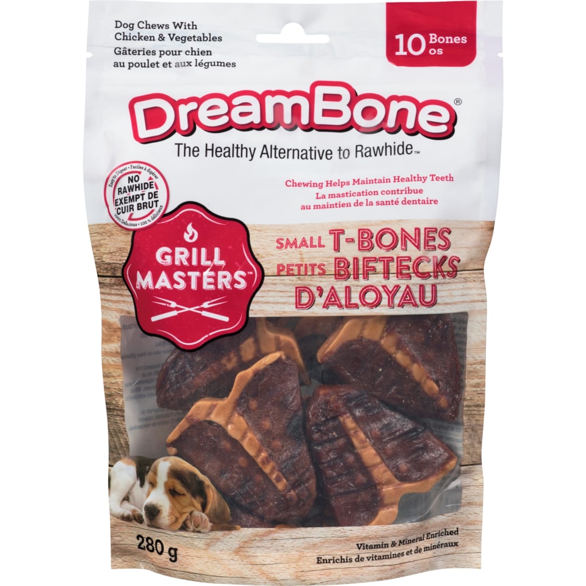 DreamBone Dog Chews With Chicken & Vegetables Small T-Bones 1 ea, $13.99/1ea