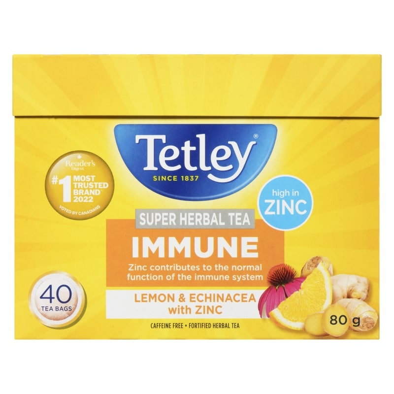 Tea, Super Herbal  Immune Lemon & Echinacea with Zinc