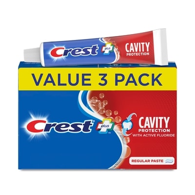 Crest Cavity Protection Toothpaste, Regular Paste, 4x 500 ml, $1.60/100ml
