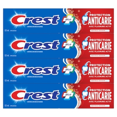 Cavity Protection Toothpaste, Regular Paste, 4x