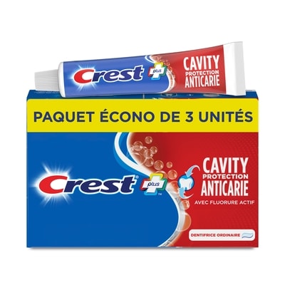 Crest Dentifrice Protection anticarie, dentifrice régulier, 4 x 500 ml, 1,56 $/100ml