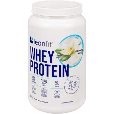 Leanfit Vanilla Bean Flavour  Whey Protein Drink Mix 825 g, $6.54/100g