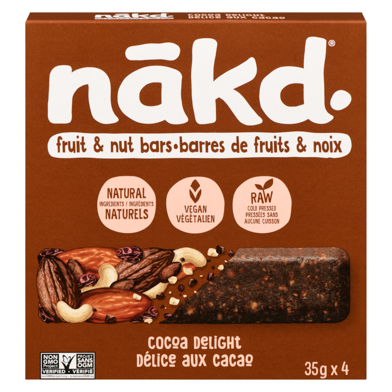 Cocoa Delight Raw Fruit & Nut Bars