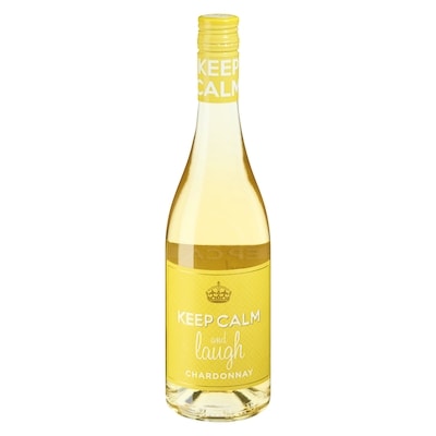 KEEP CALM Vin blanc chardonnay (Pièce d’identité requise au moment du ramassage) 750 ml, 1,53 $/100ml