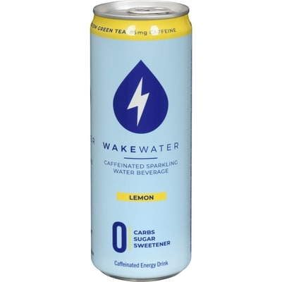 Wakewater Caffeinated Sparkling Water Beverage Lemon 355 ml, $0.84/100ml