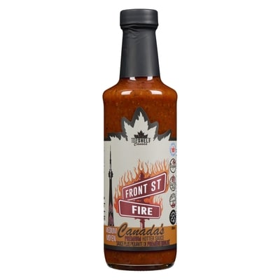 Top Shelf Front Street Fire Hot Sauce 296 ml, $4.05/100ml