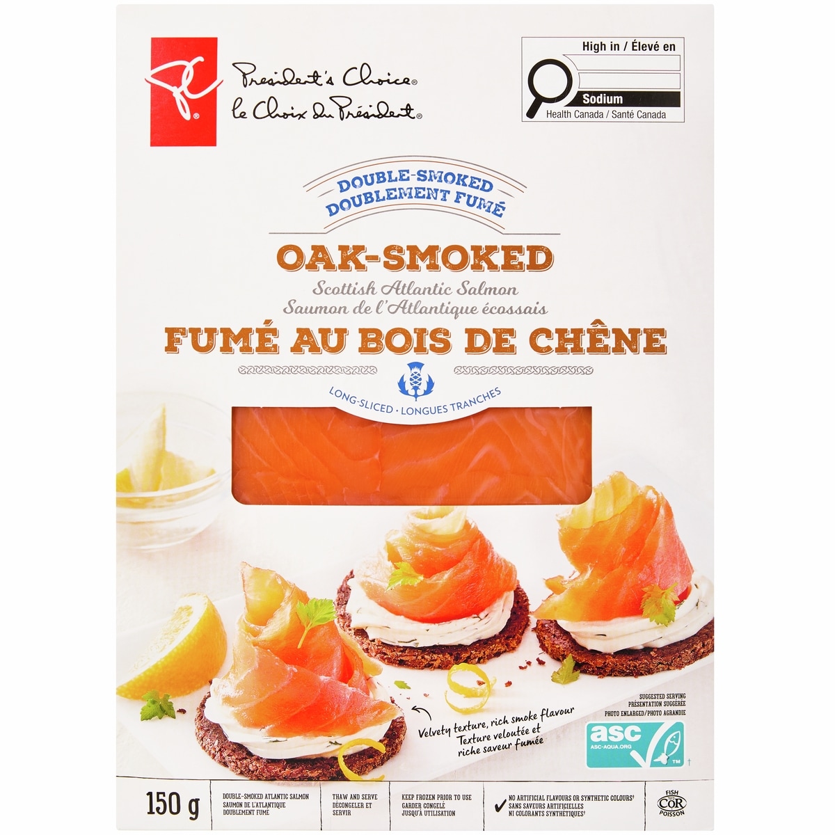 President's Choice Double-Smoked Scottish Atlantic Salmon