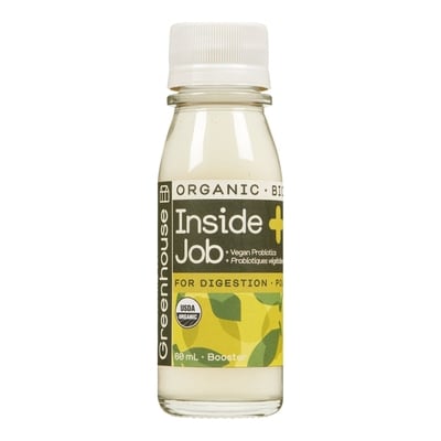 Shot probiotique biologique Inside Job au vinaigre de cidre de pomme