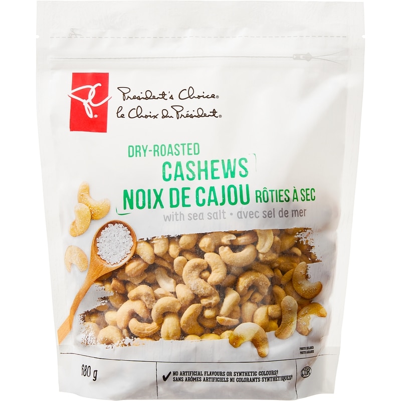 Dry Roasted Cashews with Sea Salt