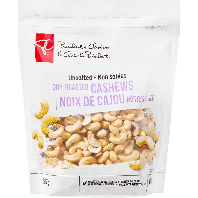 Dry Roasted Cashews, Unsalted