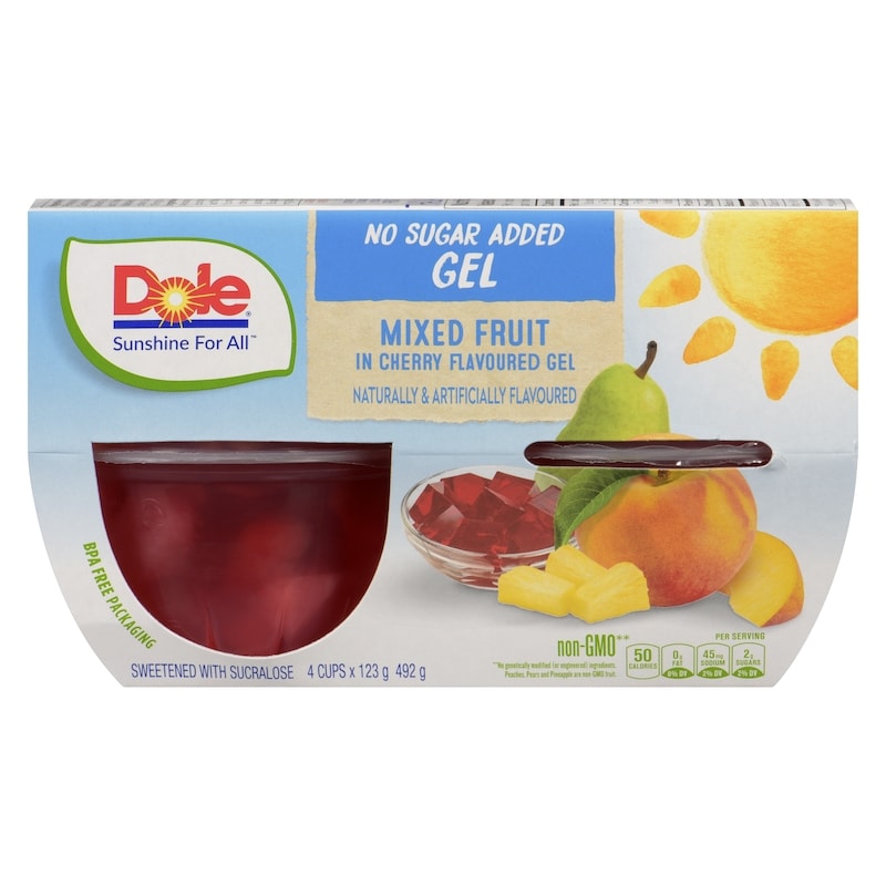 Mixed Fruit In Cherry Flavoured Gel