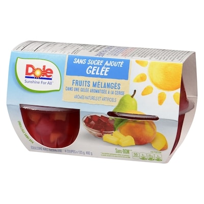 Fruits Mélangés Dans Une Gelée Aromatisée À La Cerise