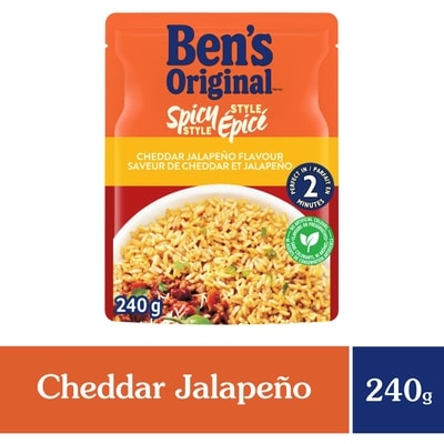 Bens Spicy Style Cheddar & Jalapeno Flavour Rice 240 g, $1.98/100g