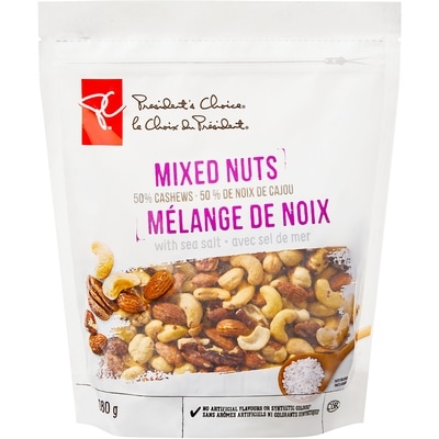 President's Choice Mixed Nuts with Sea Salt 680 g, $2.50/100g