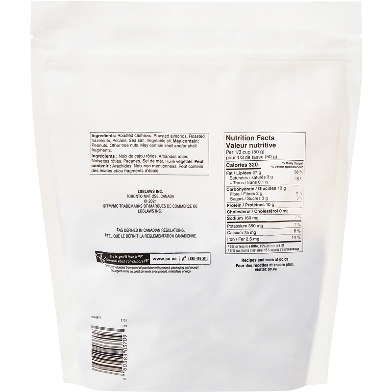 Mixed Nuts with Sea Salt