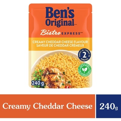 Ben’s BISTRO EXPRESS riz aromatisé au fromage cheddar crémeux 240 g, 1,16 $/100g