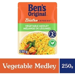Bens BISTRO EXPRESS Vegetable Medley Rice Side Dish 250 g, $1.52/100g