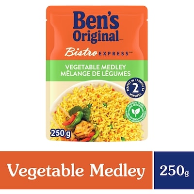 Bens BISTRO EXPRESS Vegetable Medley Rice Side Dish 250 g, $1.48/100g
