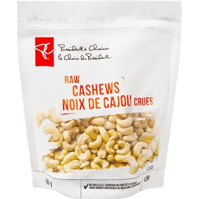 President's Choice Raw Cashews 680 g, $2.50/100g