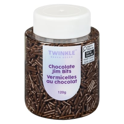 Twinkle Baker Decor Chocolate Jim Bits 120 g, $4.16/100g