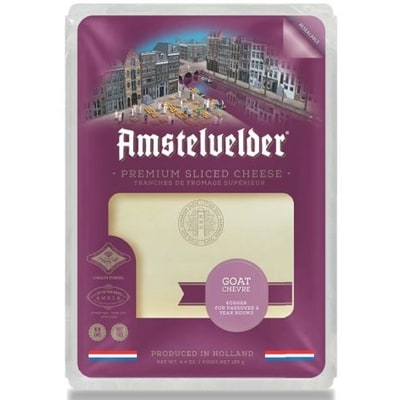 Amstelvelder Kosher Sliced Goat Cheese 125 g, $7.99/100g