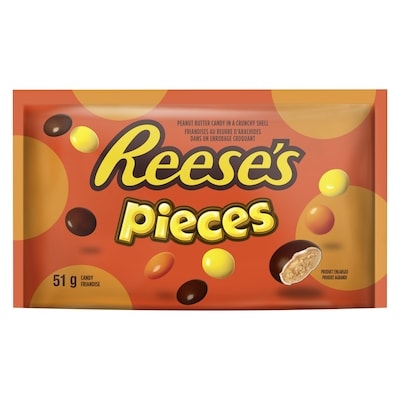 Reese’s Friandise Au Beurre D'Arachides Dans Un Enrobage Croquant , cas 18x51.0 g, 1,84 $/100g