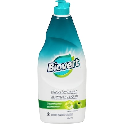Biovert Liquide À Vaisselle Pomme Verte 700 ml, 0,57 $/100ml
