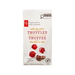 le Choix du Président Truffes enrobées chocolat au lait 155 g, 2,90 $/100g