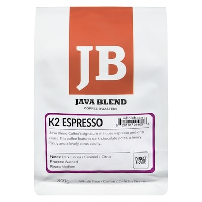 Java Blend Café en grains K2 Espresso 340 g, 4,41 $/100g