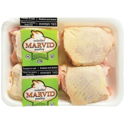 Marvid Poultry Chicken Thighs Frozen, Tray Pack $27.54/1kg $12.50/1lb