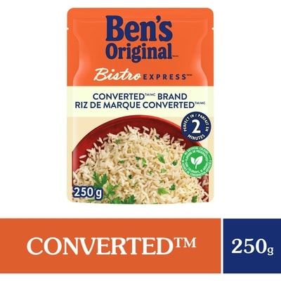 Bens BISTRO EXPRESS CONVERTED Long Grain Parboiled White Rice 250 g, $1.48/100g
