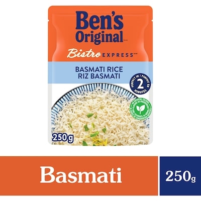 Ben’s BISTRO EXPRESS plat d'accompagnement de riz basmati 250 g, 1,12 $/100g