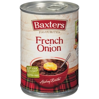 Baxters French Onion Soup 400 g, $1.00/100g