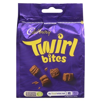 Cadbury Twirl Bites  109 g, $7.79/100g
