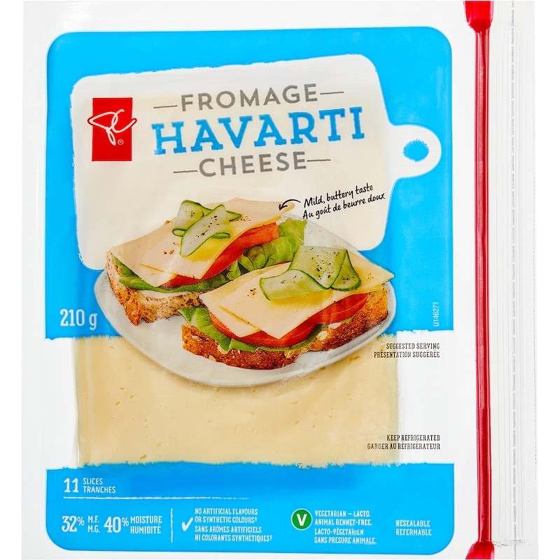 Havarti Sliced Cheese