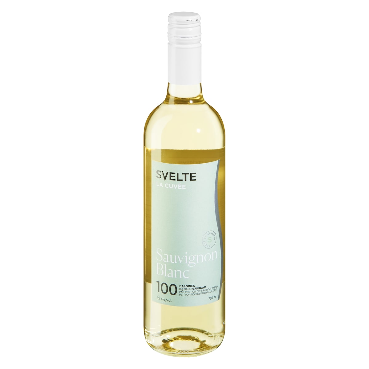 Svelte Partially Dealcoholized White Wine Sauvignon Blanc (ID required at pick-up) 750 ml, $1.93/100ml