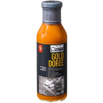 PC Collection noire Sauce barbecue dorée 350 ml, 1,43 $/100ml