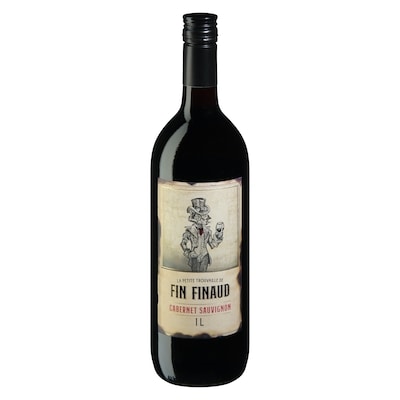 Fin Finaud Fin Finaud Cab. Sauvignon (ID required at pick-up) 1 l, $1.25/100ml
