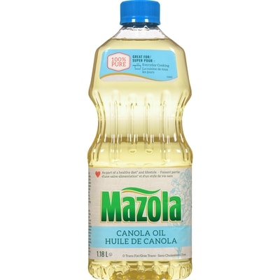Mazola Canola Oil 1.18 l, $0.85/100ml