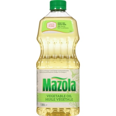 Mazola Vegetable Oil 1.18 l, $0.74/100ml