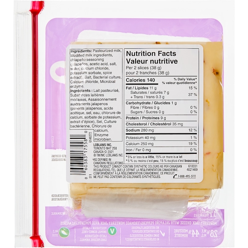 Monterey Jack Sliced Cheese