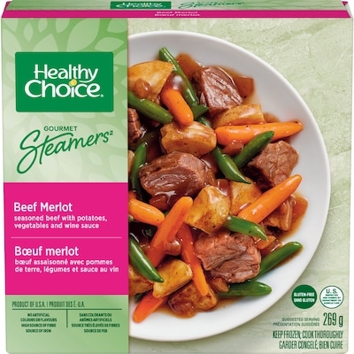 Healthy Choice Gourmet Steamers Beef Merlot 269 g, $2.41/100g