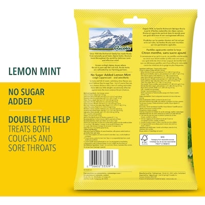 Pastilles Apaisantes Contre La Toux Citron Menthe