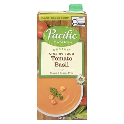 Pacific Foods Creamy Tomato Basil Soup Organic 946 ml, $0.74/100ml
