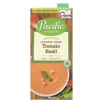Creamy Tomato Basil Soup Organic