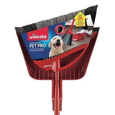 Vileda Super Angle Pet Pro Broom with Step-On Dustpan 1 ea, $24.99/1ea
